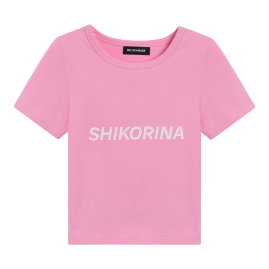 SHIKORINA BABY TEE IN PINK II